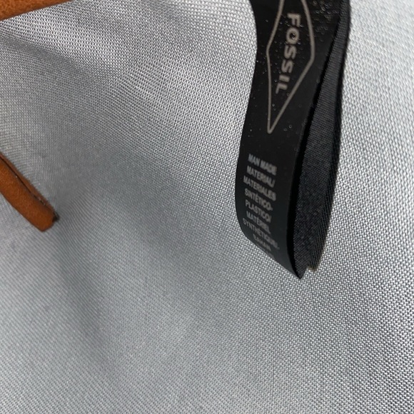 NWOT~2 PC.~FOSSIL Rachel multi~color Coated Canvas with Leather Trim and Straps - Picture 10 of 13